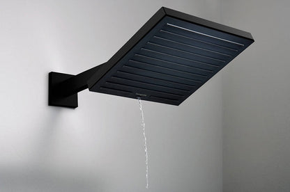 Brat dus fix Hansgrohe 41 cm, negru mat