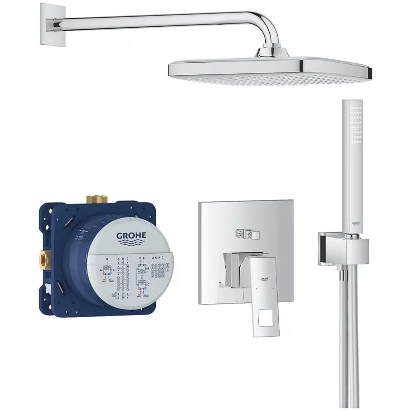 Sistem dus incastrat fara termostat Grohe Eurocube Tempesta 250