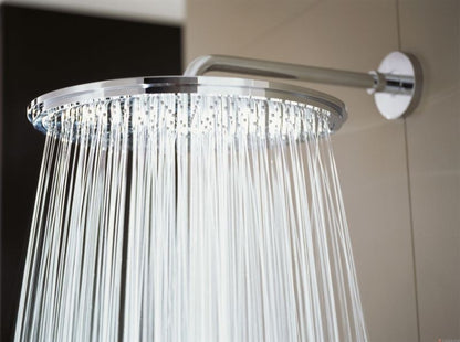 Palarie dus fix Grohe Rainshower Cosmopolitan 310, cu brat 5753600131 cm, montaj pe perete, fara limitator de debit