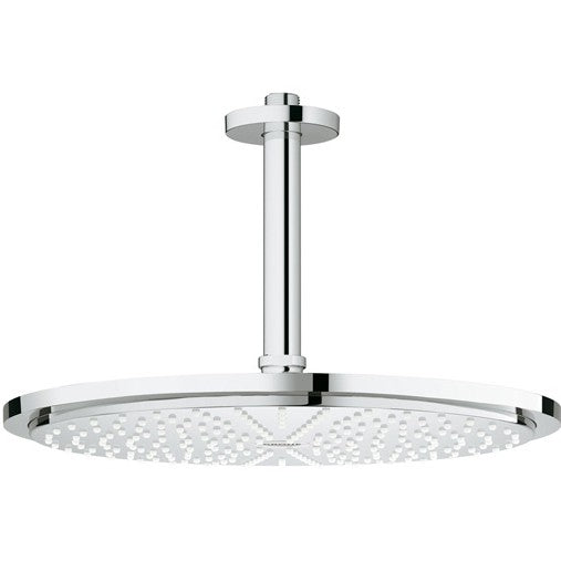 Palarie dus fix Grohe Rainshower Cosmopolitan, Ø31 cm cu brat, limitator, montaj pe tavan, crom