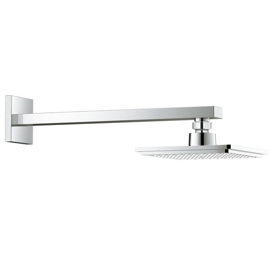 Palarie dus fix Grohe Euphoria Cube 150, cu brat cu montaj pe perete