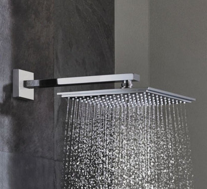 Palarie dus fix Grohe Euphoria Cube 150, cu brat cu montaj pe perete