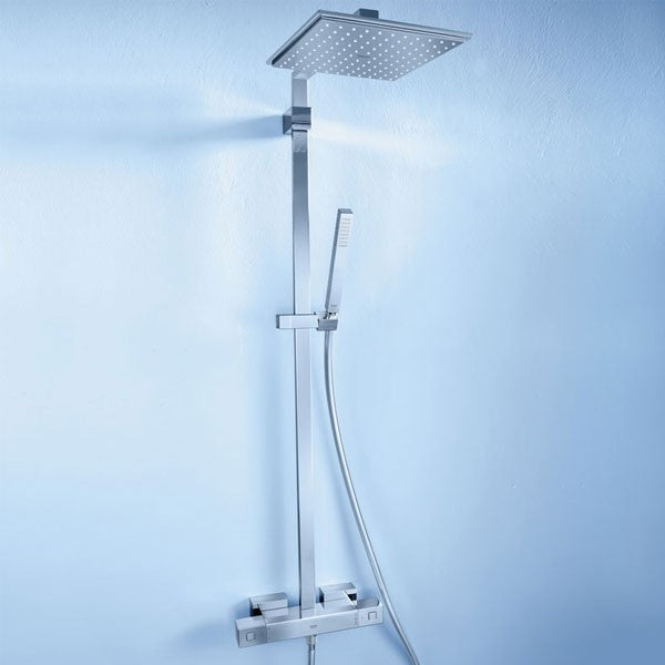 Coloana dus cu baterie si termostat Grohe Euphoria Cube 230