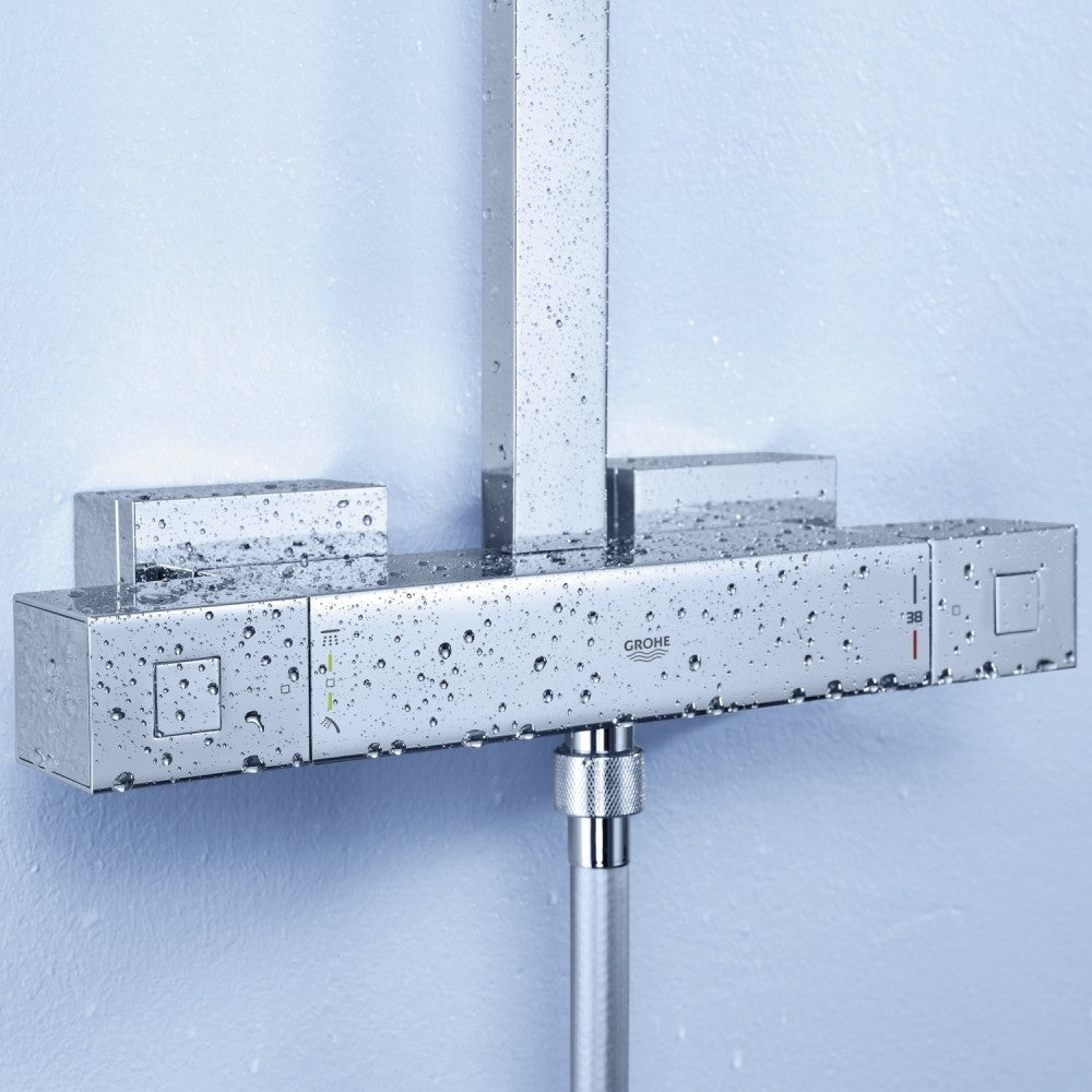 Coloana dus cu baterie si termostat Grohe Euphoria Cube 230