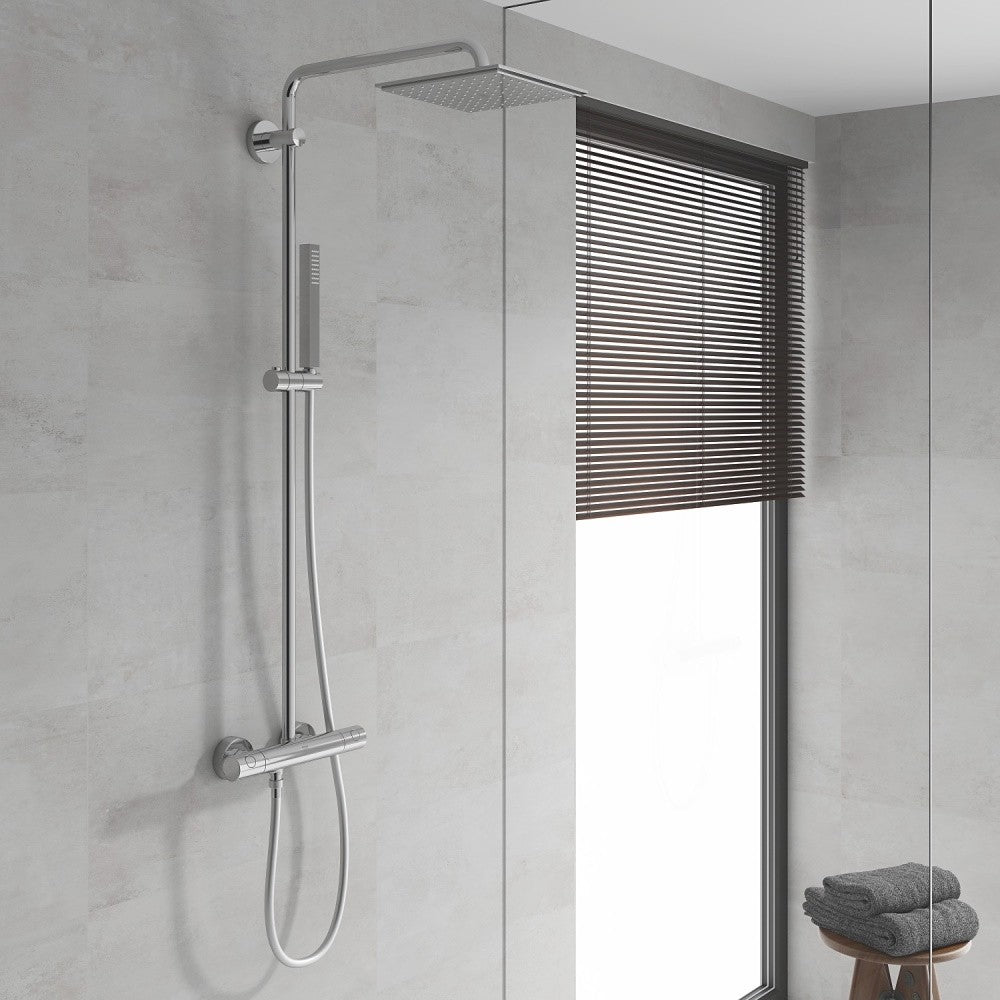 Coloana dus cu baterie si termostat Grohe Euphoria 230