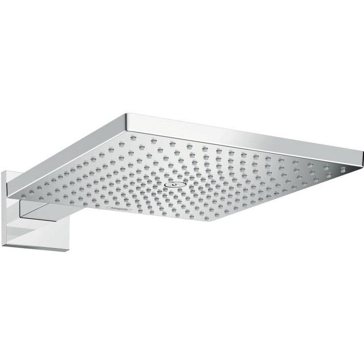 Palarie dus fix Hansgrohe Raindance E 300 Air, cu brat, montaj pe perete, 30x30 cm