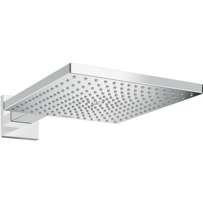 Palarie dus fix Hansgrohe Raindance E 300 Air, cu brat, montaj pe perete, 30x30 cm