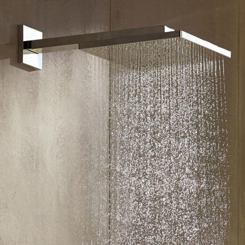 Palarie dus fix Hansgrohe Raindance E 300 Air, cu brat, montaj pe perete, 30x30 cm