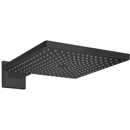 Palarie dus fix Hansgrohe Raindance E 300, cu brat, negru mat