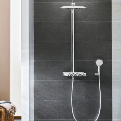 Coloana dus cu baterie si termostat Grohe Rainshower SmartControl 360 Duo