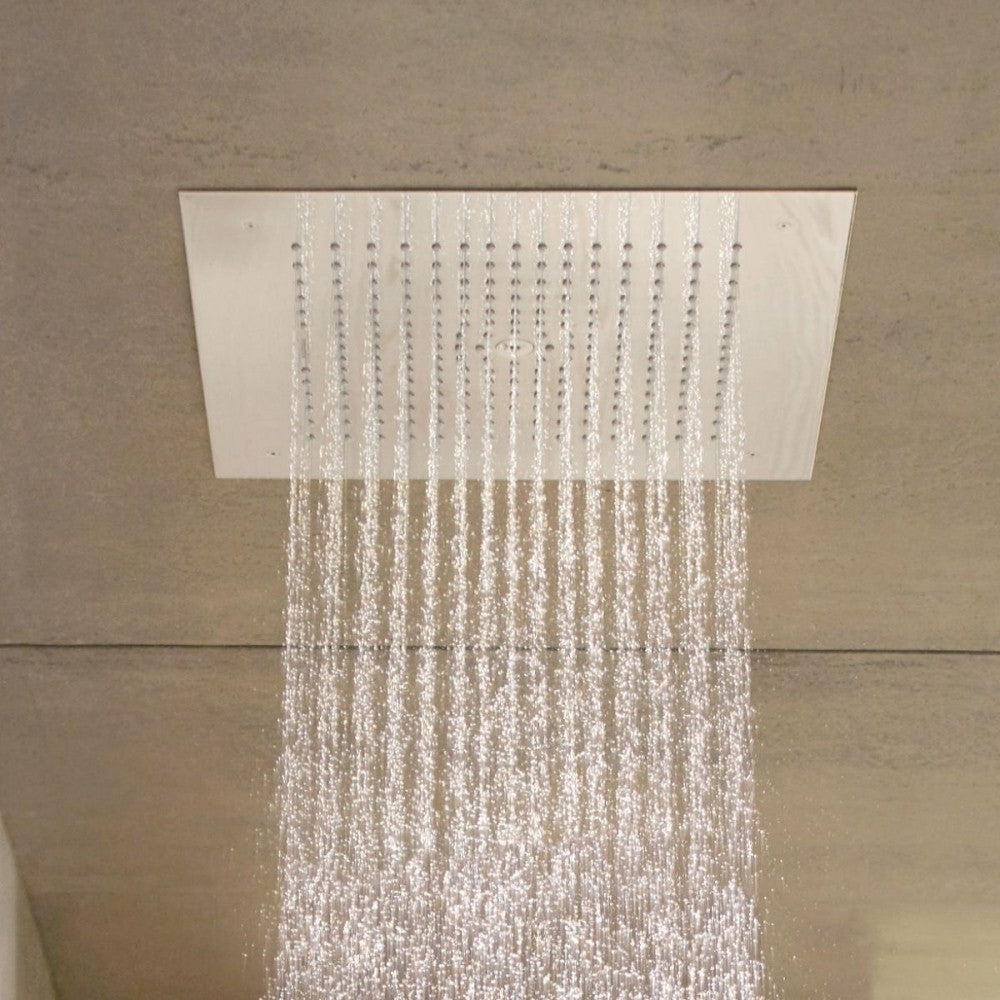 Palarie dus fix Hansgrohe Raindance E, 40x40 cm, montaj incastrat