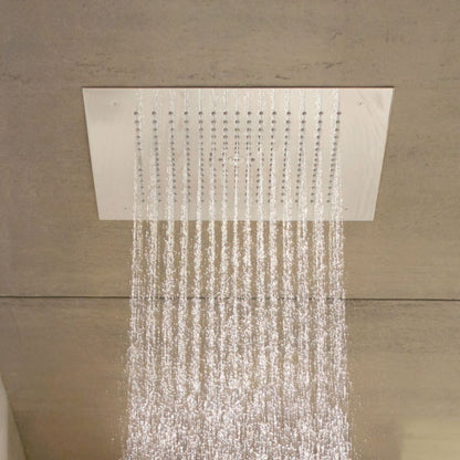 Palarie dus fix Hansgrohe Raindance E, 40x40 cm, montaj incastrat