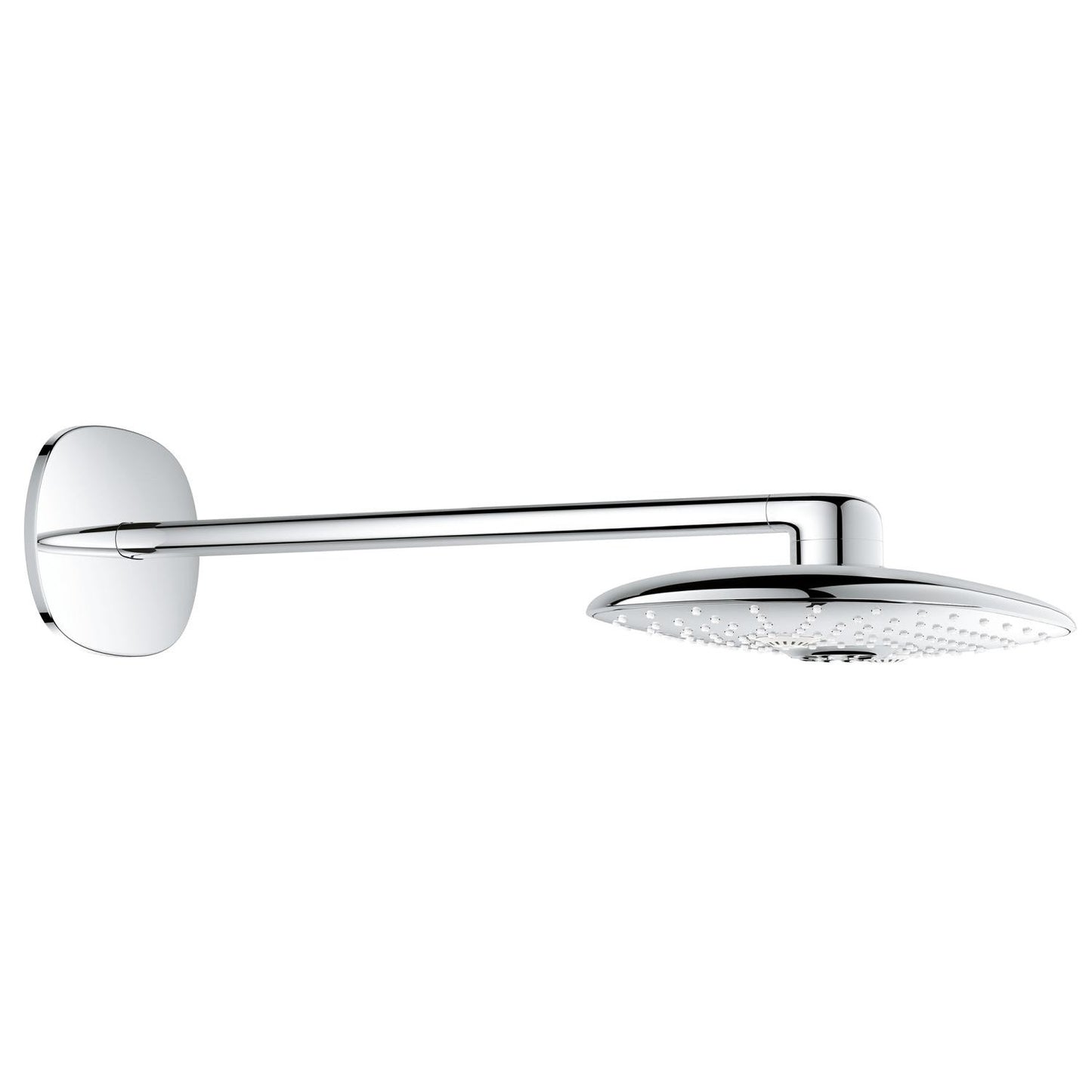 Palarie dus fix Grohe Rainshower 360 Duo, cu brat 36x22 cm, crom