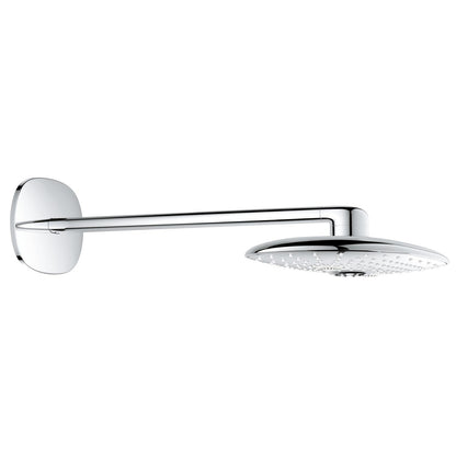 Palarie dus fix Grohe Rainshower 360 Duo, cu brat 36x22 cm, crom