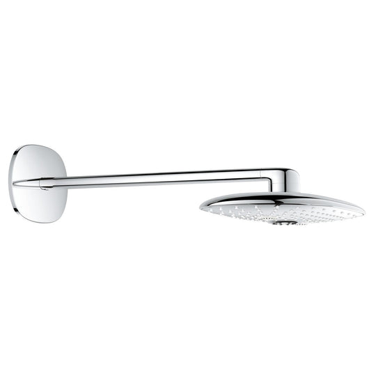 Palarie dus fix Grohe Rainshower 360 Duo, cu brat 36x22 cm, crom