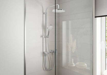 Coloana dus fara baterie Hansgrohe Vernis Blend Showerpipe 200, crom