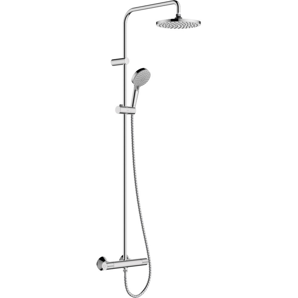 Coloana dus cu baterie si termostat Hansgrohe Vernis Blend
