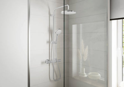 Coloana dus cu baterie si termostat Hansgrohe Vernis Blend