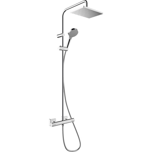 Coloana dus cu baterie si termostat Hansgrohe Vernis Shape