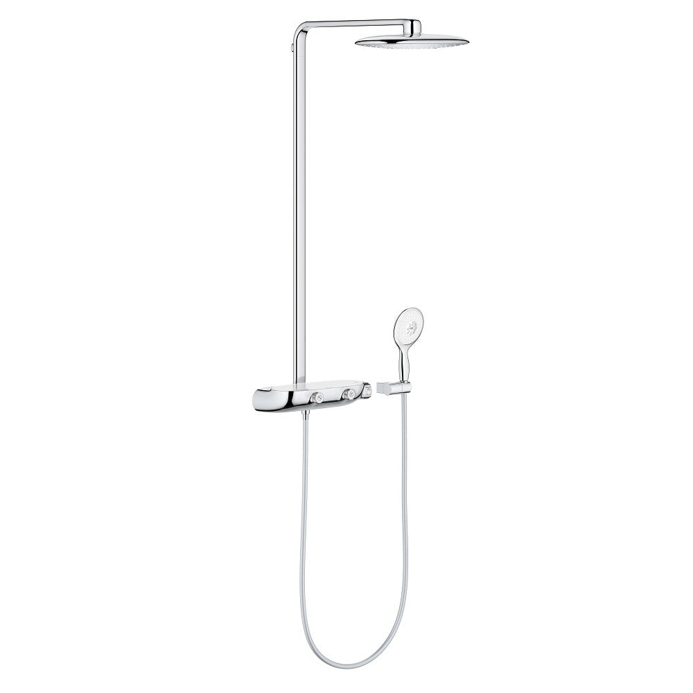 Coloana dus cu baterie si termostat Grohe Rainshower SmartControl 360 Mono