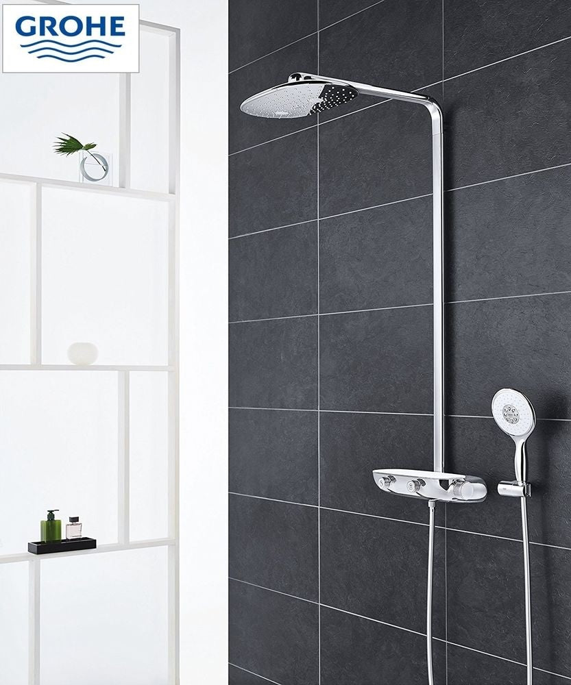 Coloana dus cu baterie si termostat Grohe Rainshower SmartControl 360 Mono