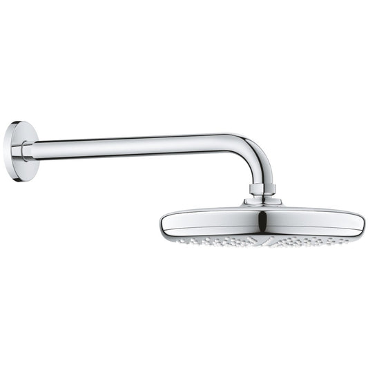 Palarie dus fix Grohe Tempesta 210, cu brat Ø21 cm, montaj pe perete
