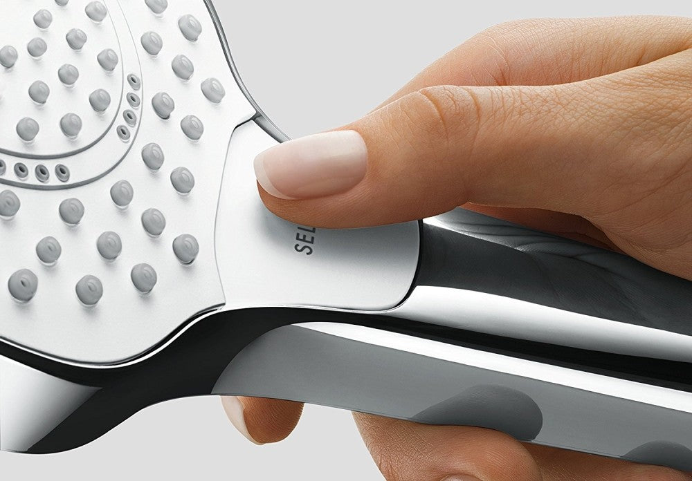 Hansgrohe Croma Select E Vario Set dus cu suport, furtun 125 cm, alb/crom