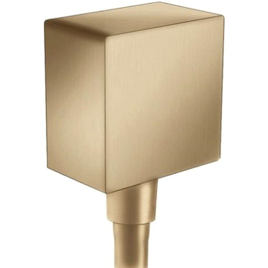 Hansgrohe Fixfit Square Cot iesire dus cu protectie antireflux, bronz mat