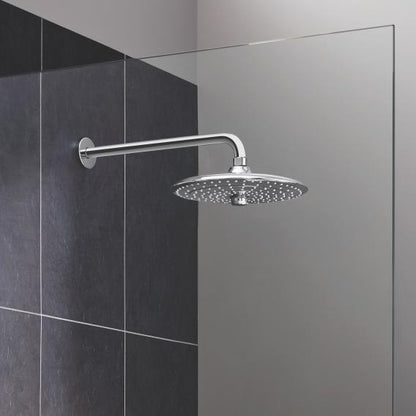Palarie dus fix Grohe Euphoria 260, Ø26 cm cu brat, montaj pe perete