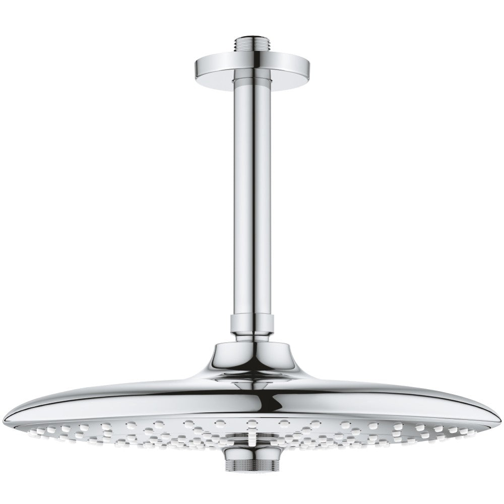 Palarie dus fix Grohe Euphoria 260, Ø26 cm cu brat, montaj pe tavan