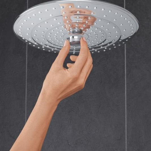 Palarie dus fix Grohe Euphoria 260, Ø26 cm cu brat, montaj pe tavan