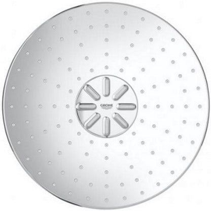 Palarie dus fix Grohe Rainshower 310 SmartActive, Ø31 cm cu brat, montaj pe perete, crom