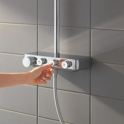 Coloana dus cu baterie si termostat Grohe Euphoria SmartControl 310 Duo