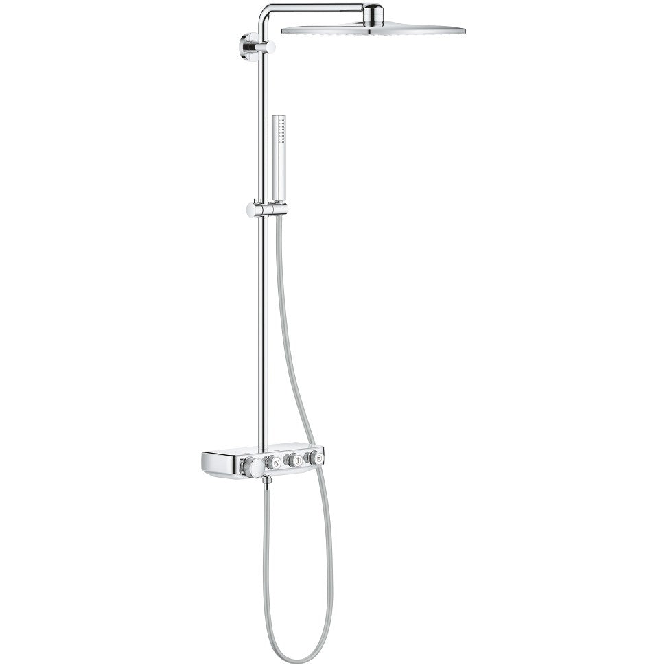 Coloana dus cu baterie si termostat Grohe Euphoria SmartControl 310 Cube Duo