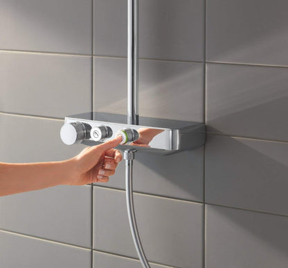 Coloana dus cu baterie si termostat Grohe Euphoria SmartControl 260