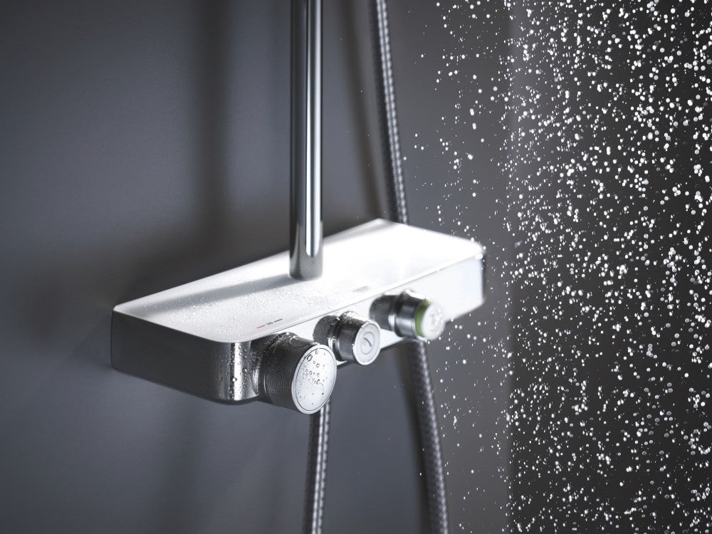 Coloana dus cu baterie si termostat Grohe Euphoria SmartControl 260