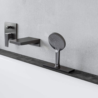 Hansgrohe Metropol Pipa cada cu jet Cascada, negru mat