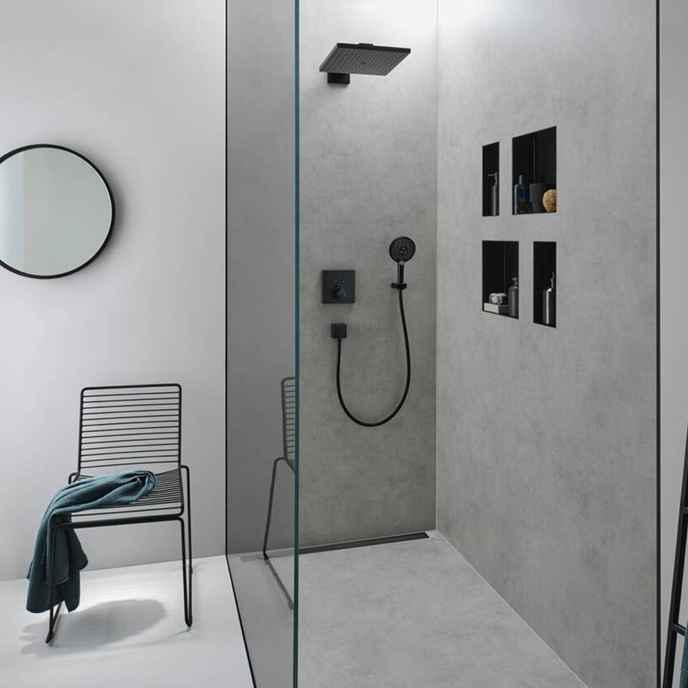 Hansgrohe Metropol Baterie cada dus incastrata, antracit satinat