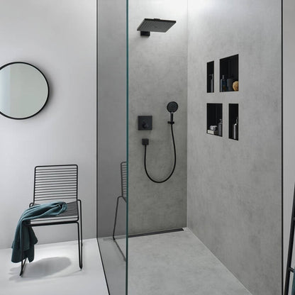 Hansgrohe Metropol Baterie cada dus incastrata, antracit satinat