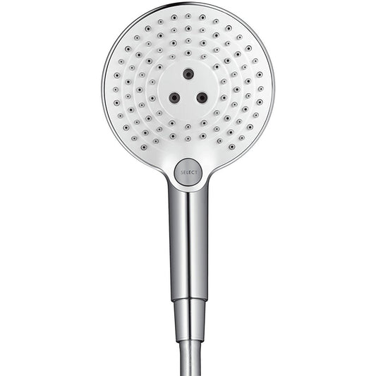 Para dus Hansgrohe Raindance Select S 120 3jet alb/crom