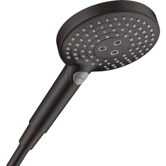 Para dus Hansgrohe Raindance Select S 120 cu 3 functii, negru mat