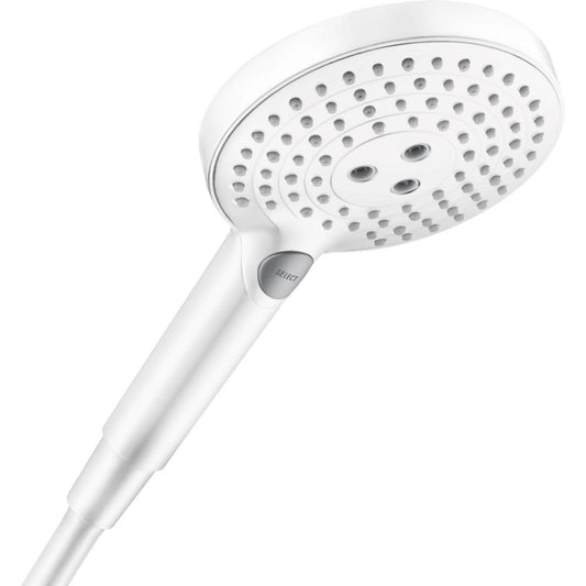 Para dus Hansgrohe Raindance Select S 120 cu 3 functii, alb mat