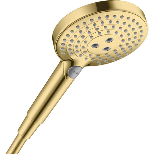 Para dus Hansgrohe Raindance Select S 120 cu 3 functii, auriu lucios