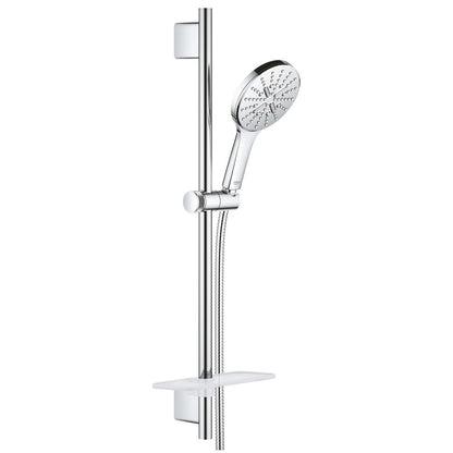 Grohe Rainshower Eco 6.6 SmartActive 130 Set dus cu bara 60 cm si savoniera, crom