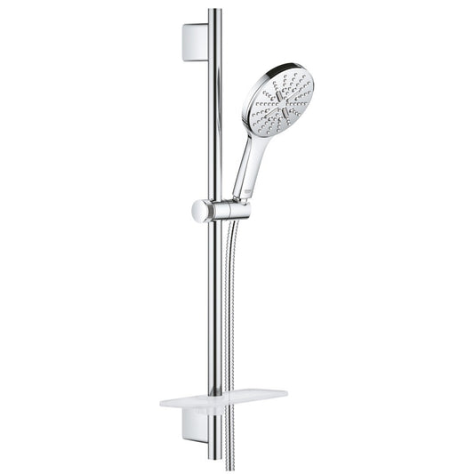 Grohe Rainshower Eco 6.6 SmartActive 130 Set dus cu bara 60 cm si savoniera, crom