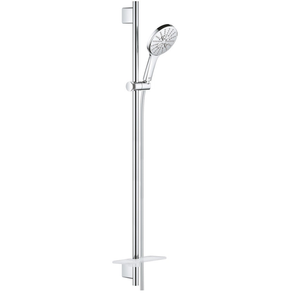 Grohe Rainshower Eco SmartActive 130 Set dus cu bara 90 cm si savoniera, crom