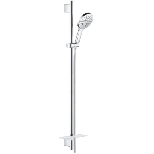 Grohe Rainshower Eco SmartActive 130 Set dus cu bara 90 cm si savoniera, crom