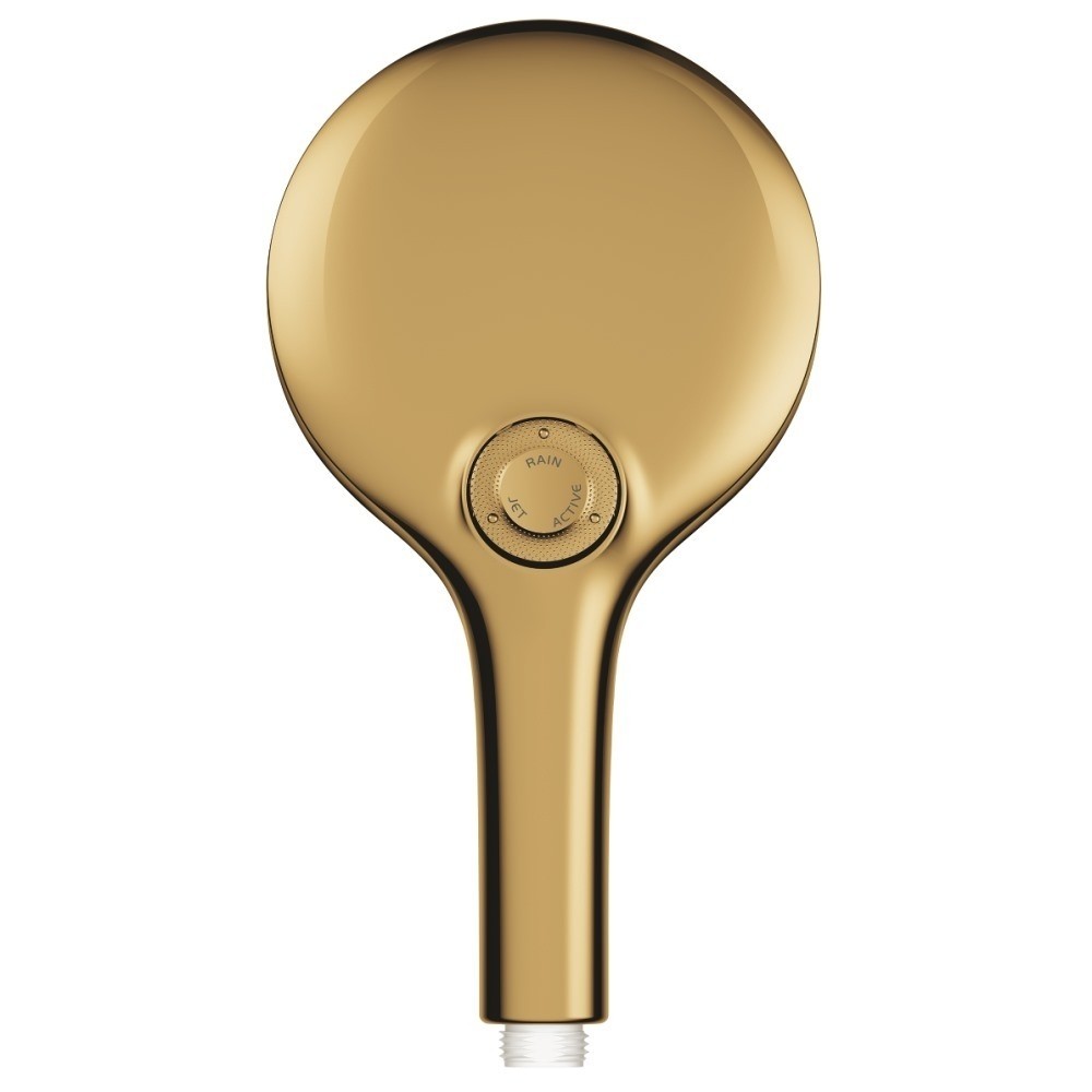 Set promo Sistem dus incastrat fara termostat Grohe Rainshower, auriu