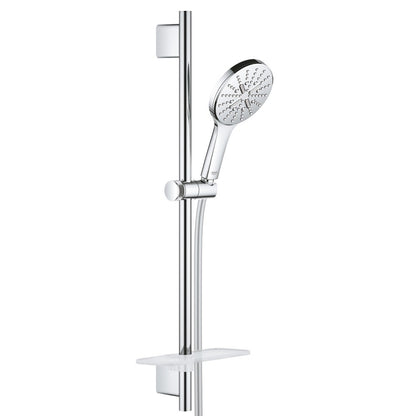 Grohe Rainshower Eco 9.5 SmartActive 130 Set dus cu bara 60 cm si savoniera, crom