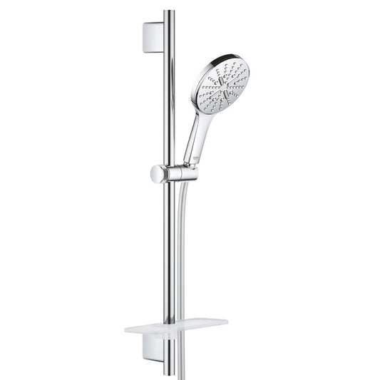 Grohe Rainshower Eco 9.5 SmartActive 130 Set dus cu bara 60 cm si savoniera, crom